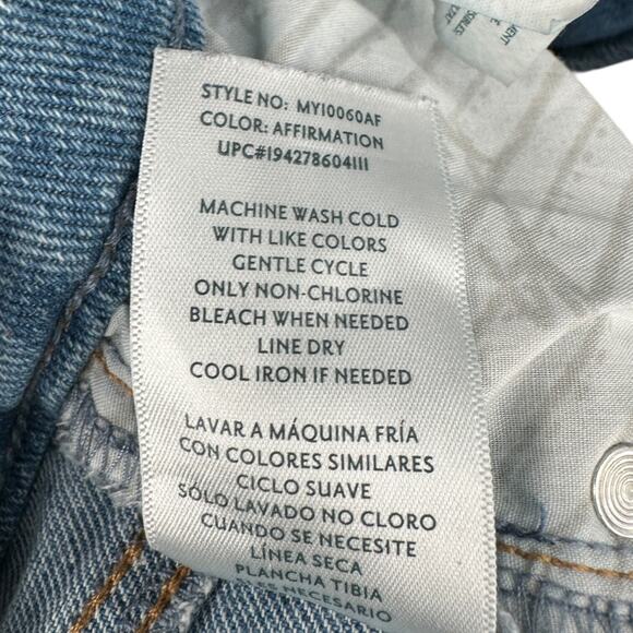 Seven7 Light Blue Denim Distressed Straight Leg Classic Jeans Womens Size‎ 8 - Picture 6 of 9